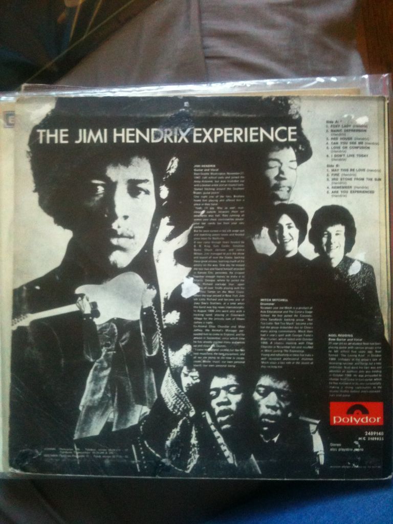 Are You Experienced LP - Hendrix, Jimi -Experience (12”) music collectible [Barcode 886976506612] - Main Image 2