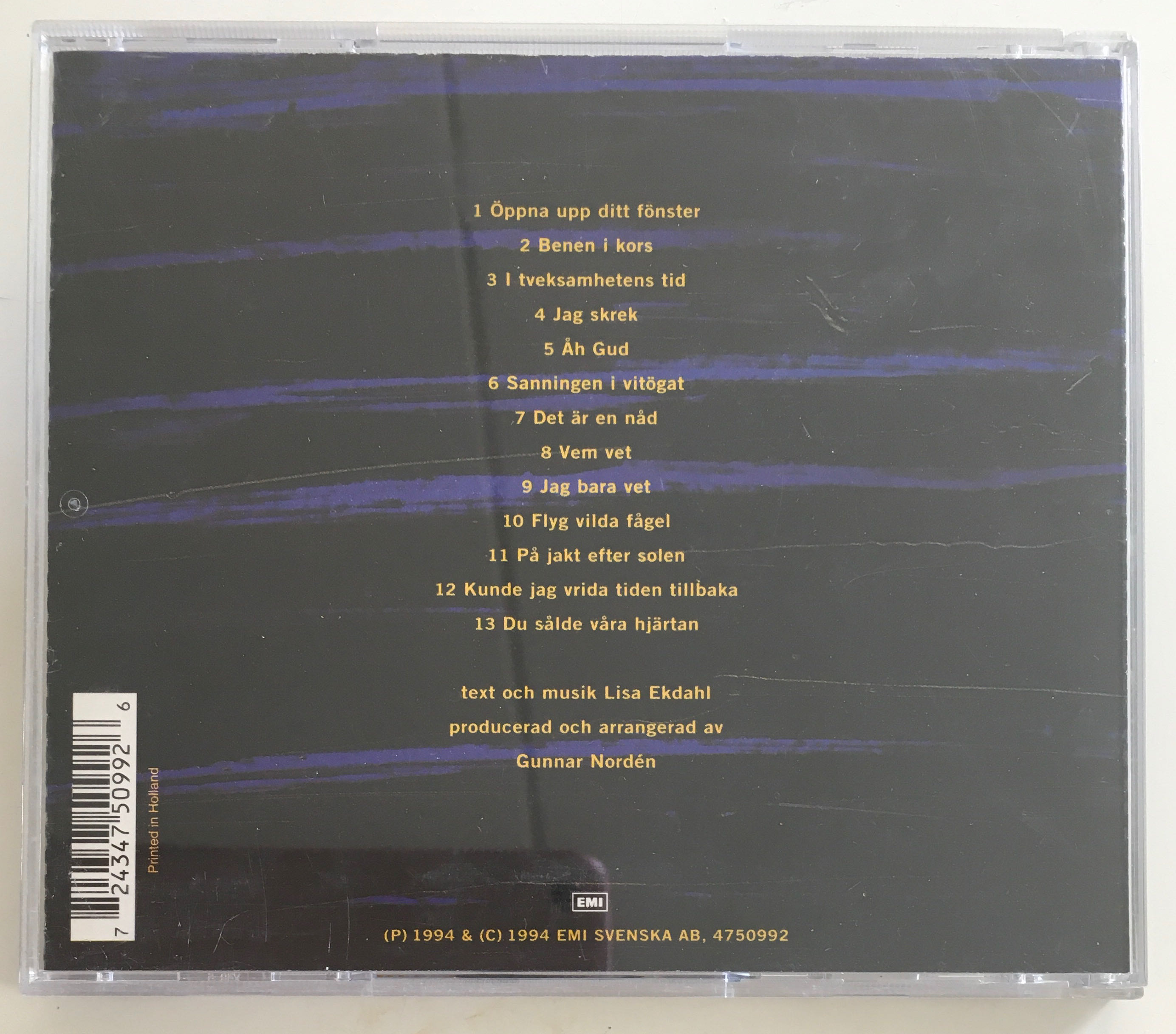 Lisa Ekdahl - Ekdahl, Lisa (CD) music collectible [Barcode 724347509926] - Main Image 2