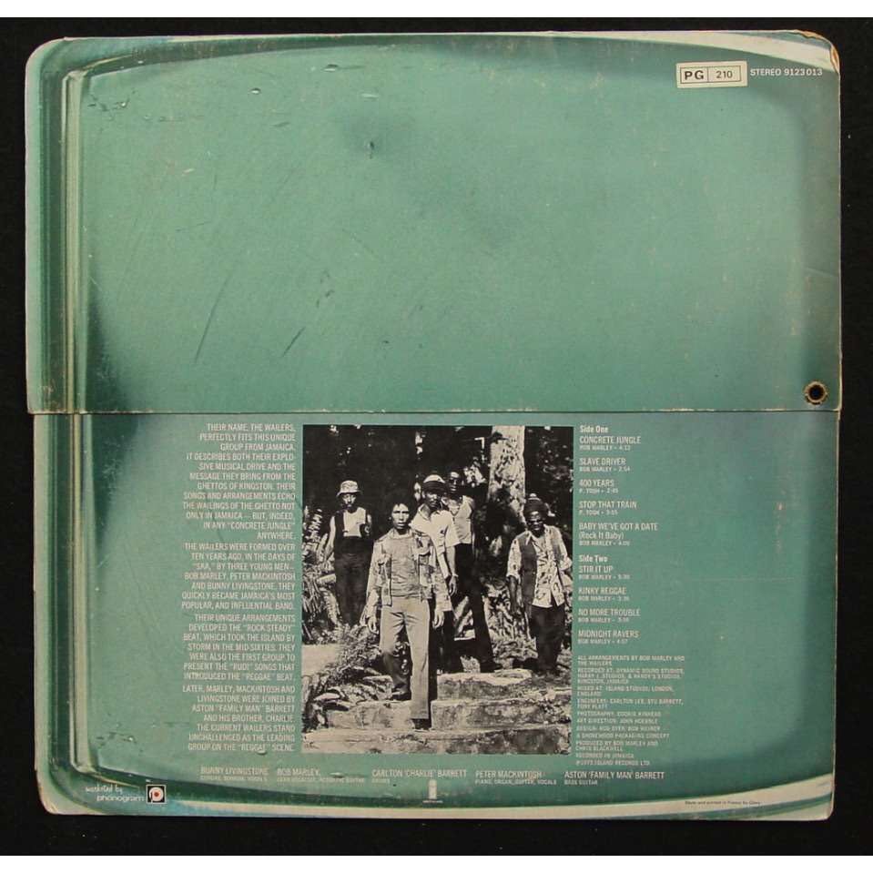 Catch A Fire - Marley, Bob & the Wailers (12” - 36) music collectible [Barcode 131454863580] - Main Image 2