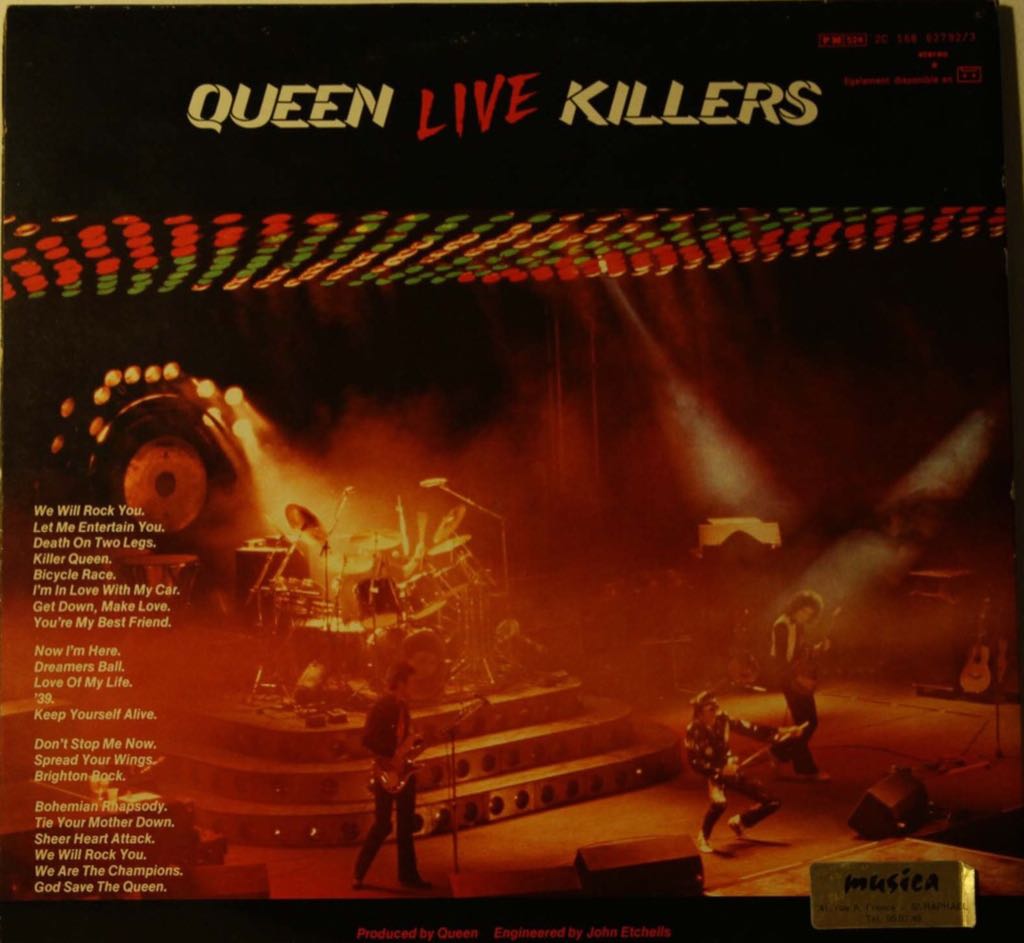 Live Killers - Queen (CD - 90) music collectible - Main Image 2