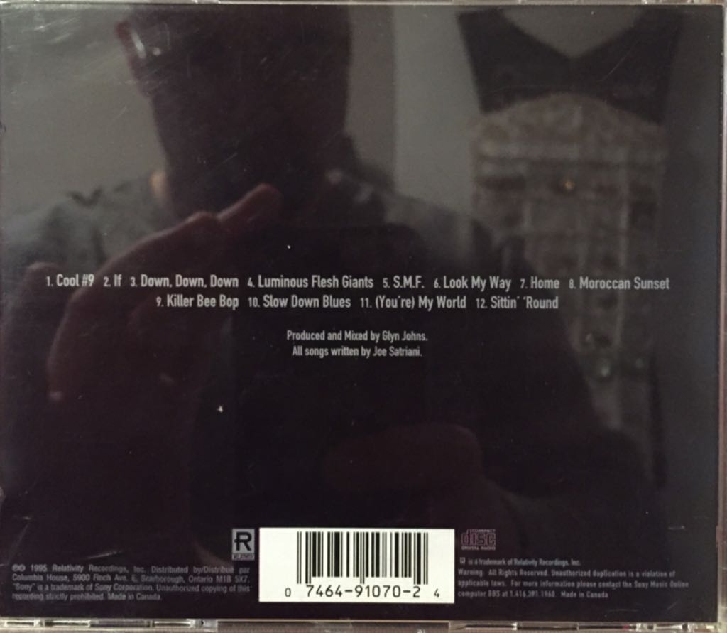 Joe Satriani - Satriana, Joe (Cassette) music collectible [Barcode 074649107024] - Main Image 2