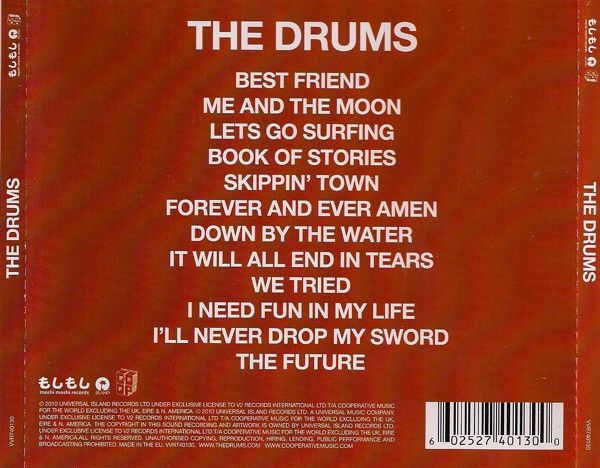 The Drums - Drums, The (CD - 43) music collectible [Barcode 602527401300] - Main Image 2