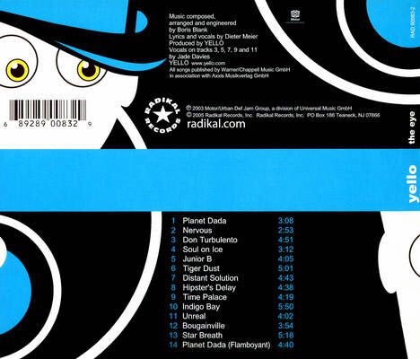 eye, The - Yello (CD - 60) music collectible [Barcode 602498658635] - Main Image 2
