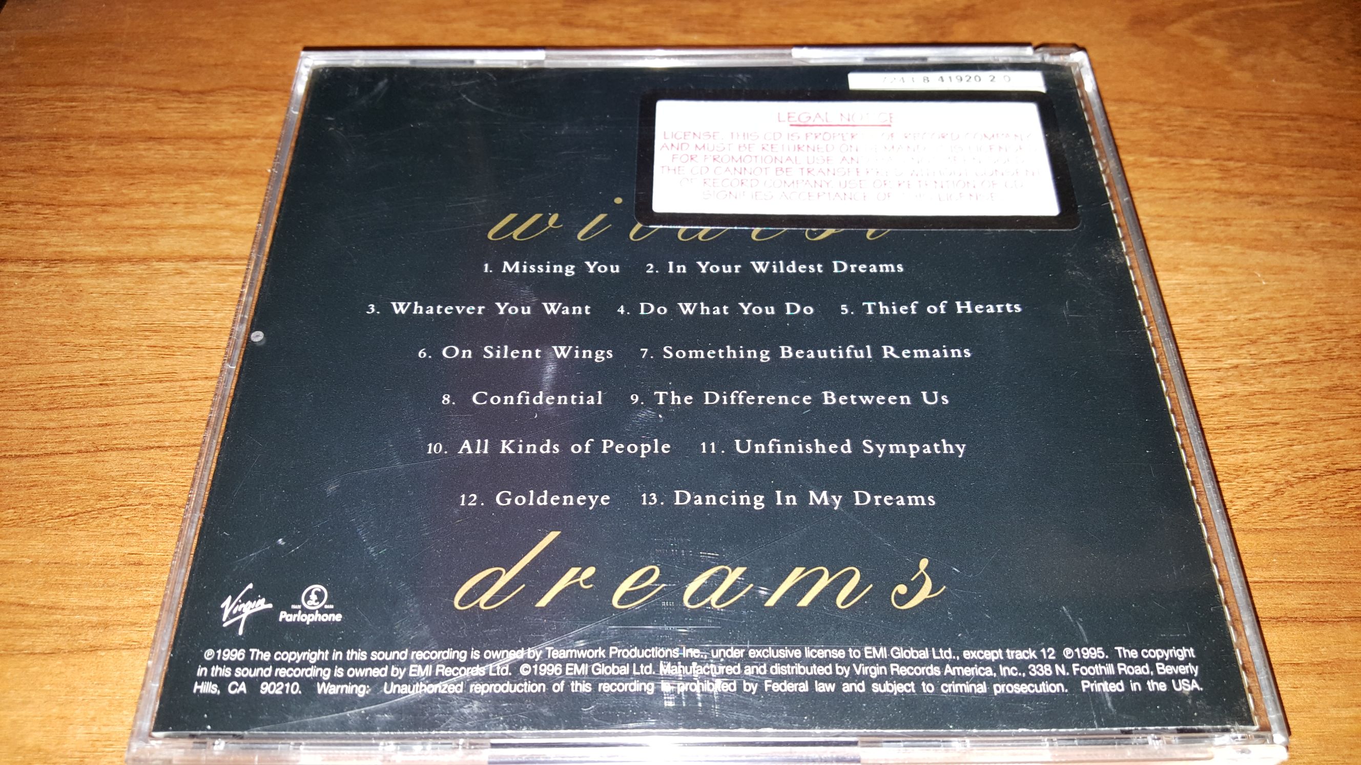 Wildest Dreams - Tina Turner (CD) music collectible - Main Image 2