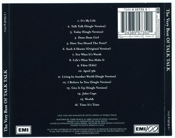 The Very Best Of Talk Talk - Talk Talk (CD) music collectible - Main Image 2