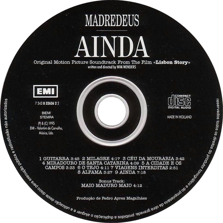 Ainda - Madredeus (CD) music collectible [Barcode 724383263622] - Main Image 2