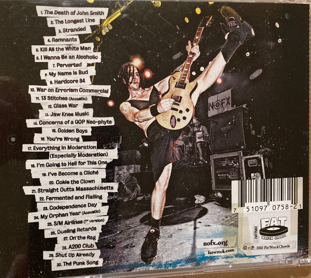 The Longest EP - Nofx (CD - 65) music collectible [Barcode 751097075821] - Main Image 2