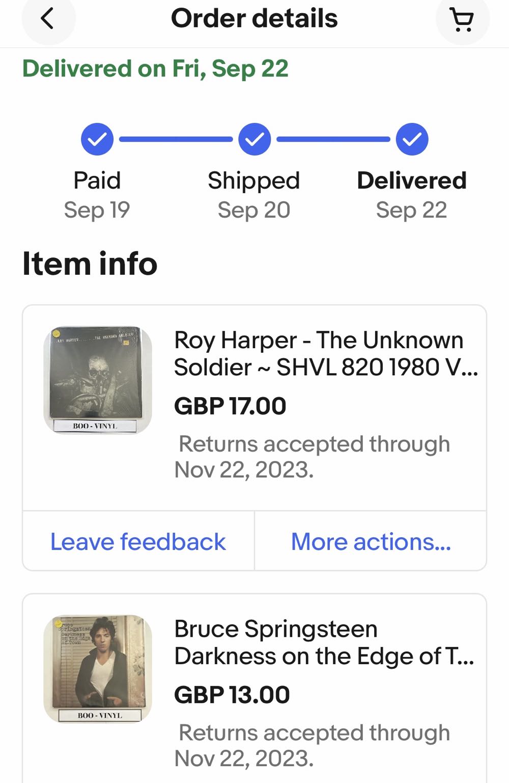 Darkness On The Edge Of Town - Springsteen, Bruce (12”) music collectible - Main Image 4