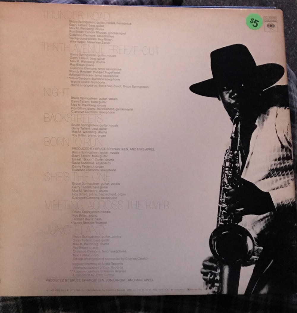 Born To Run - Springsteen, Bruce (12”) music collectible - Main Image 2