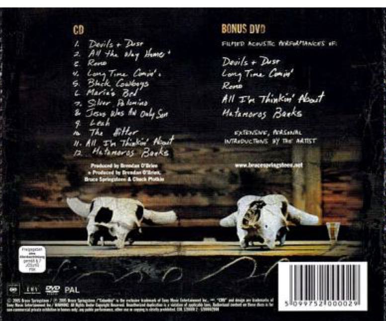 Devils And Dust - Springsteen, Bruce (CD) music collectible [Barcode 5099158000029] - Main Image 2