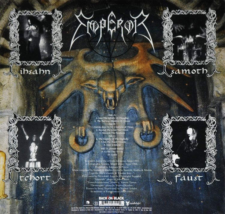 In The Nightside Eclipse - Emperor (CD - 48:29) music collectible [Barcode 803341167322] - Main Image 2