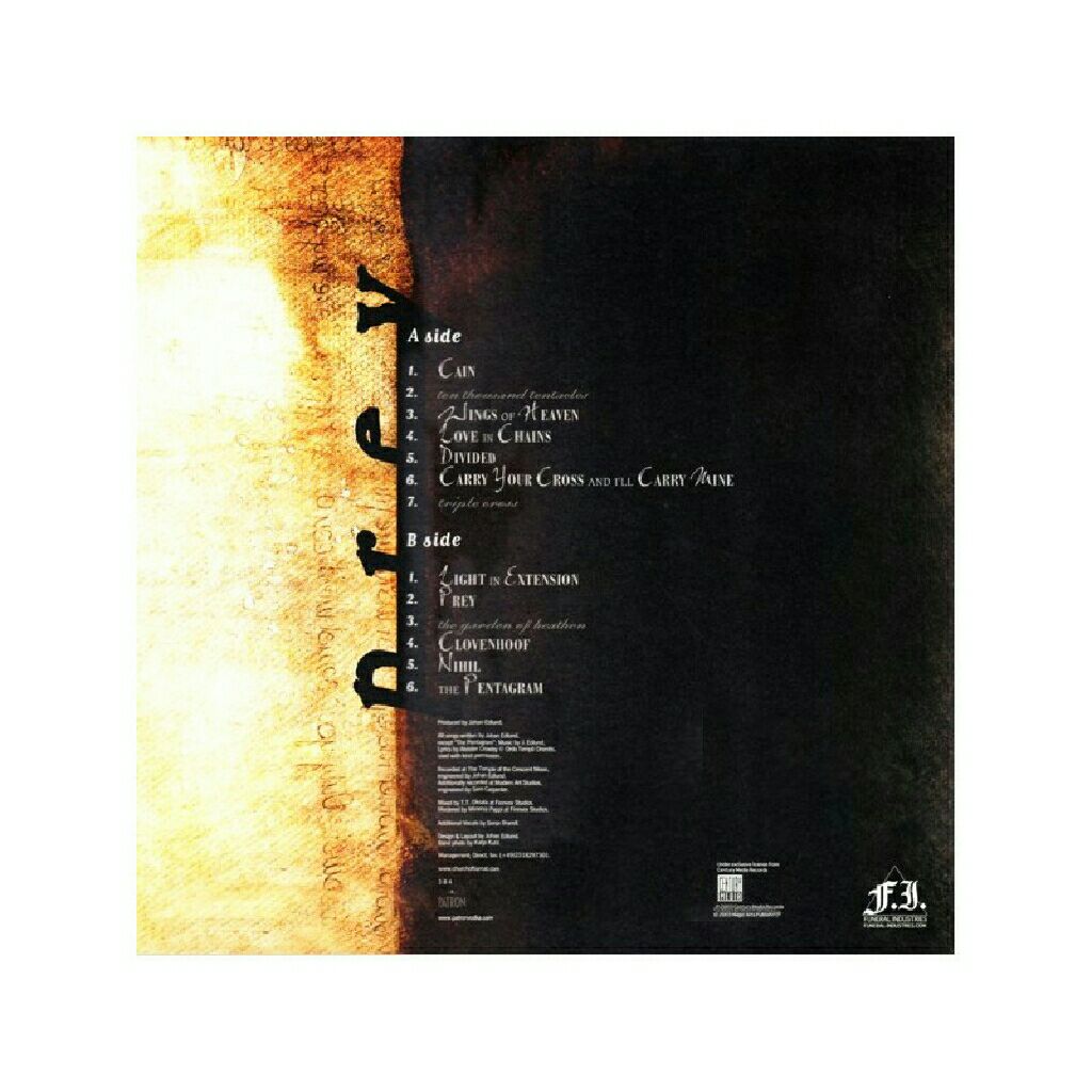 Prey - Tiamat (CD) music collectible [Barcode 727701818023] - Main Image 2