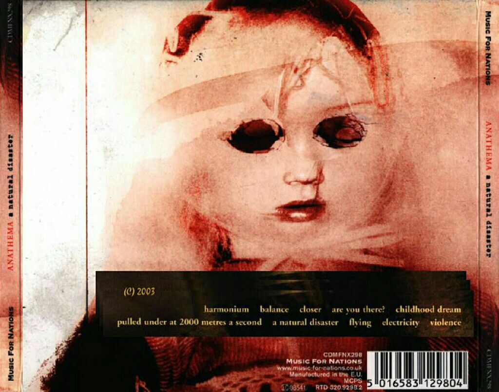 Natural Disaster, A - Anathema (CD) music collectible [Barcode 828768285527] - Main Image 2