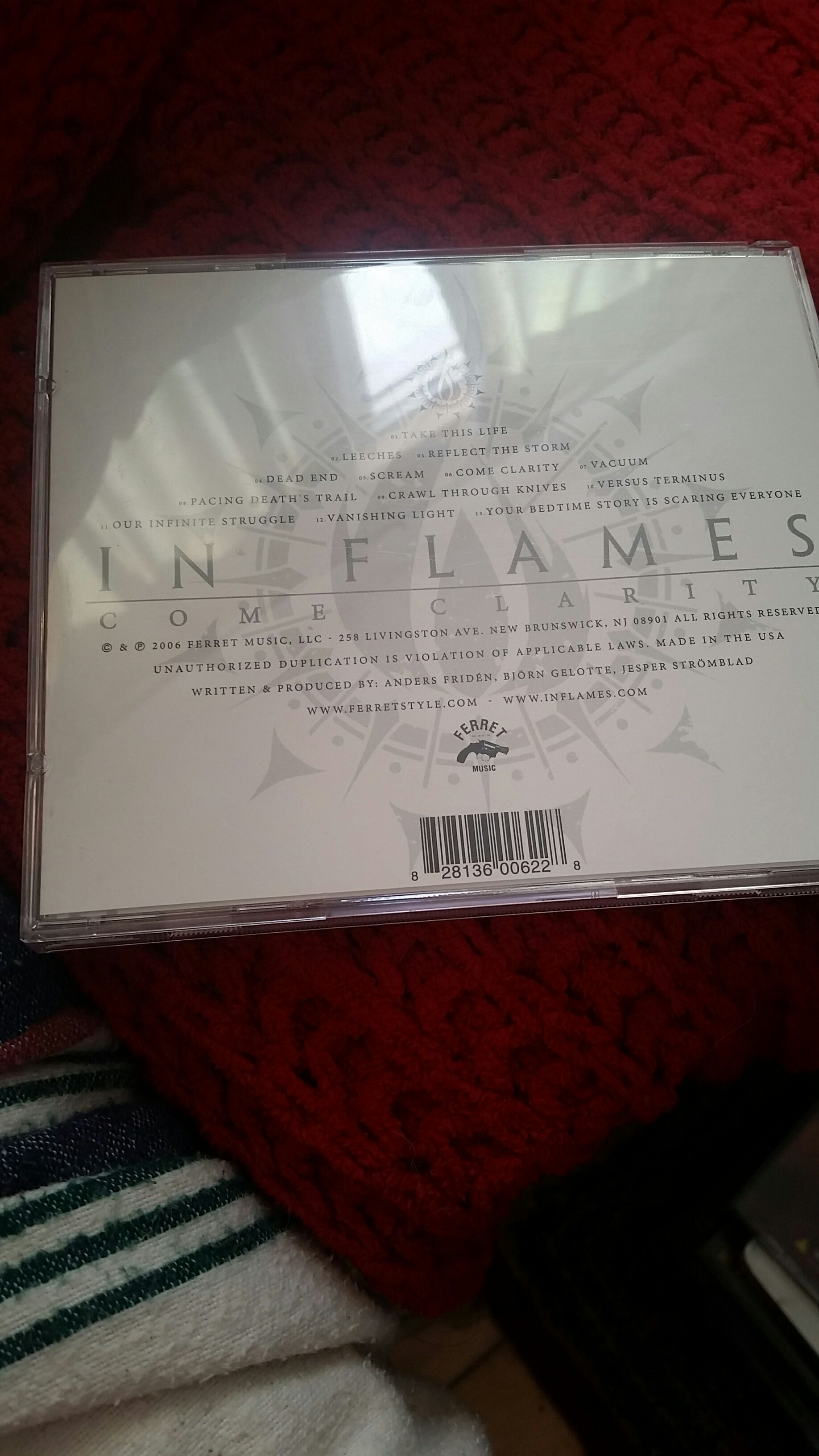 Come Clarity - In Flames (CD) music collectible - Main Image 2