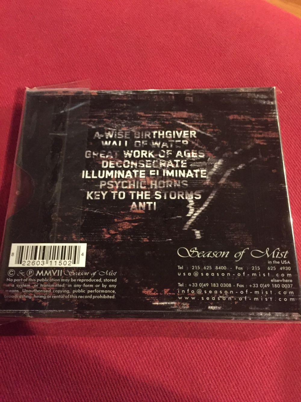 Ordo Ad Chao - Mayhem (CD - 40:10) music collectible [Barcode 822603115024] - Main Image 2