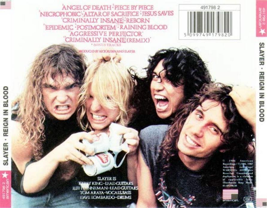 Reign In Blood - Slayer (12” - 35) music collectible [Barcode 0602537352241] - Main Image 2