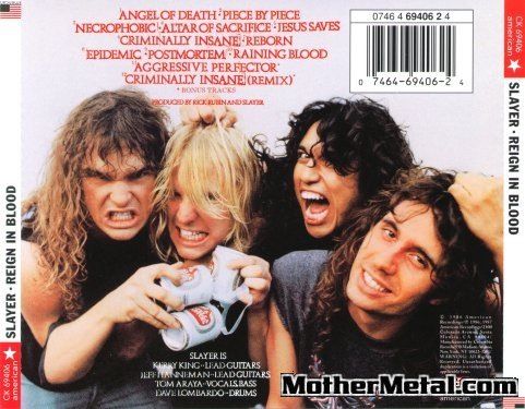 Reign In Blood - Slayer (CD) music collectible [Barcode 074646940624] - Main Image 2