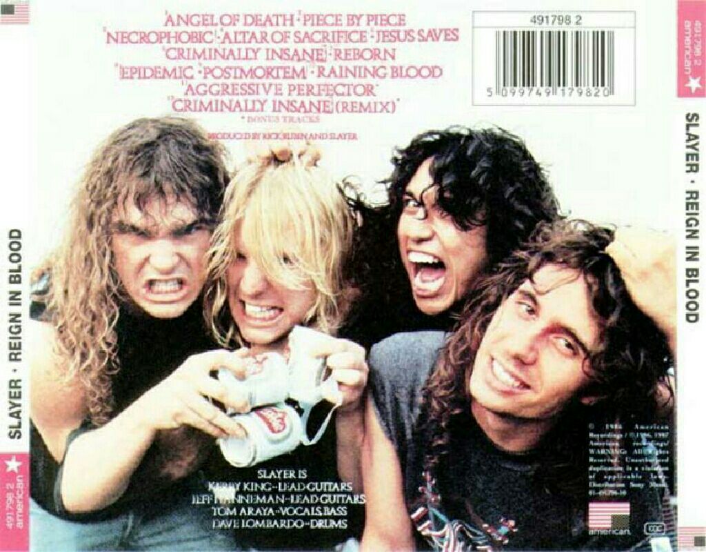 Reign In Blood - Slayer (CD) music collectible [Barcode 5051011603723] - Main Image 2