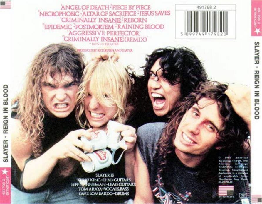 Reign In Blood - Slayer (CD - 35) music collectible [Barcode 602537352241] - Main Image 2
