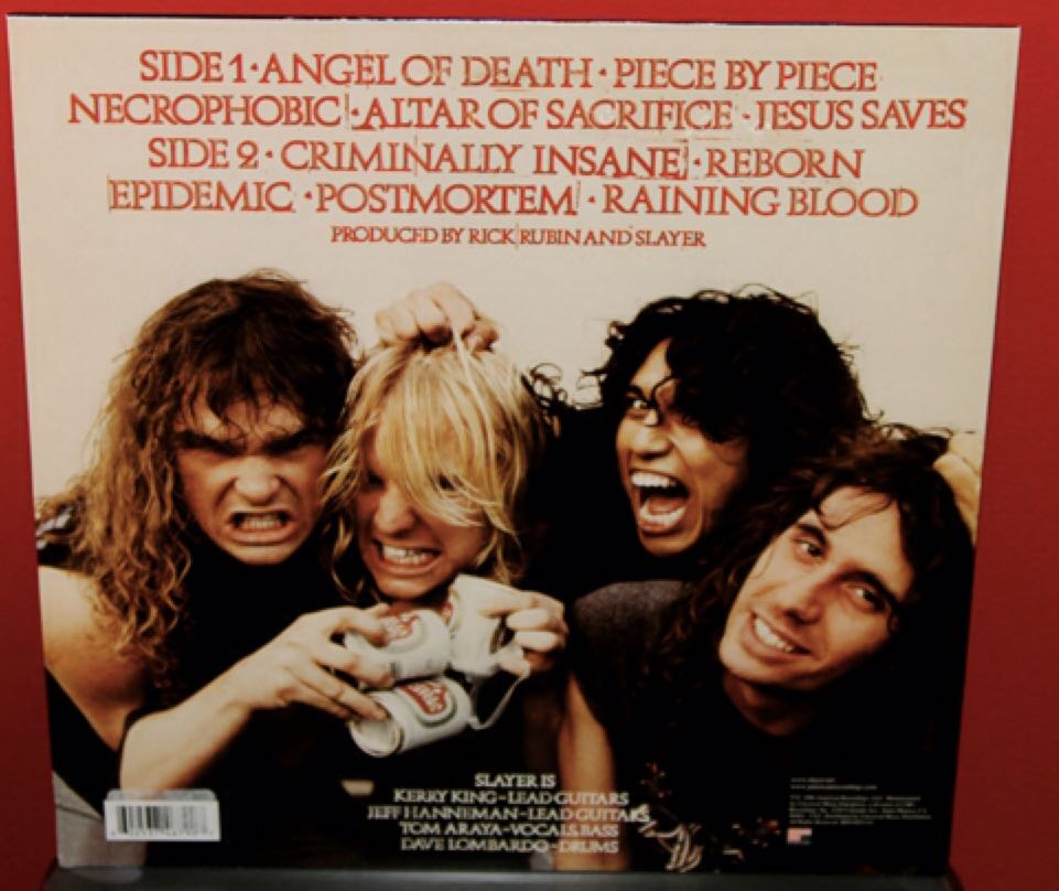 Reign In Blood - Slayer (12” - 29) music collectible [Barcode 602537467907] - Main Image 2