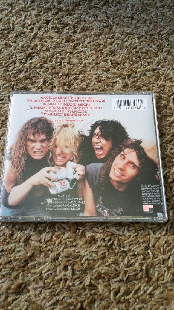 Reign In Blood - Slayer (CD) music collectible [Barcode 731458679622] - Main Image 2