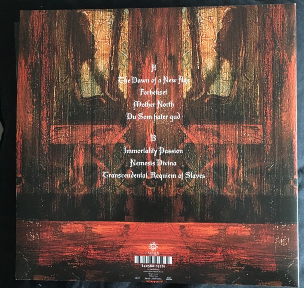 Nemesis Divina - Satyricon (12”) music collectible [Barcode 840588105281] - Main Image 2