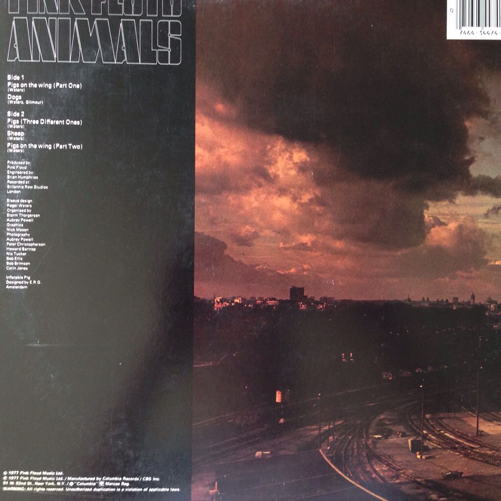 Animals [2018 James Guthrie Mix] - Pink Floyd (12”) music collectible - Main Image 2