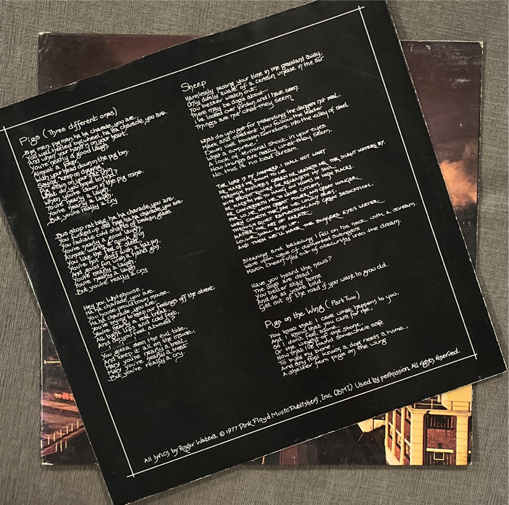 Animals [2018 James Guthrie Mix] - Pink Floyd (12”) music collectible - Main Image 4