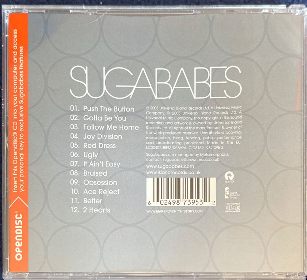 Taller In More Ways - Sugababes (CD - 42) music collectible [Barcode 602498739532] - Main Image 2