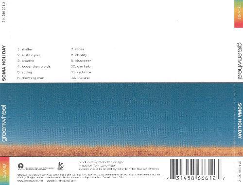 Soma Holiday - Greenwheel (CD) music collectible [Barcode 731458666127] - Main Image 2