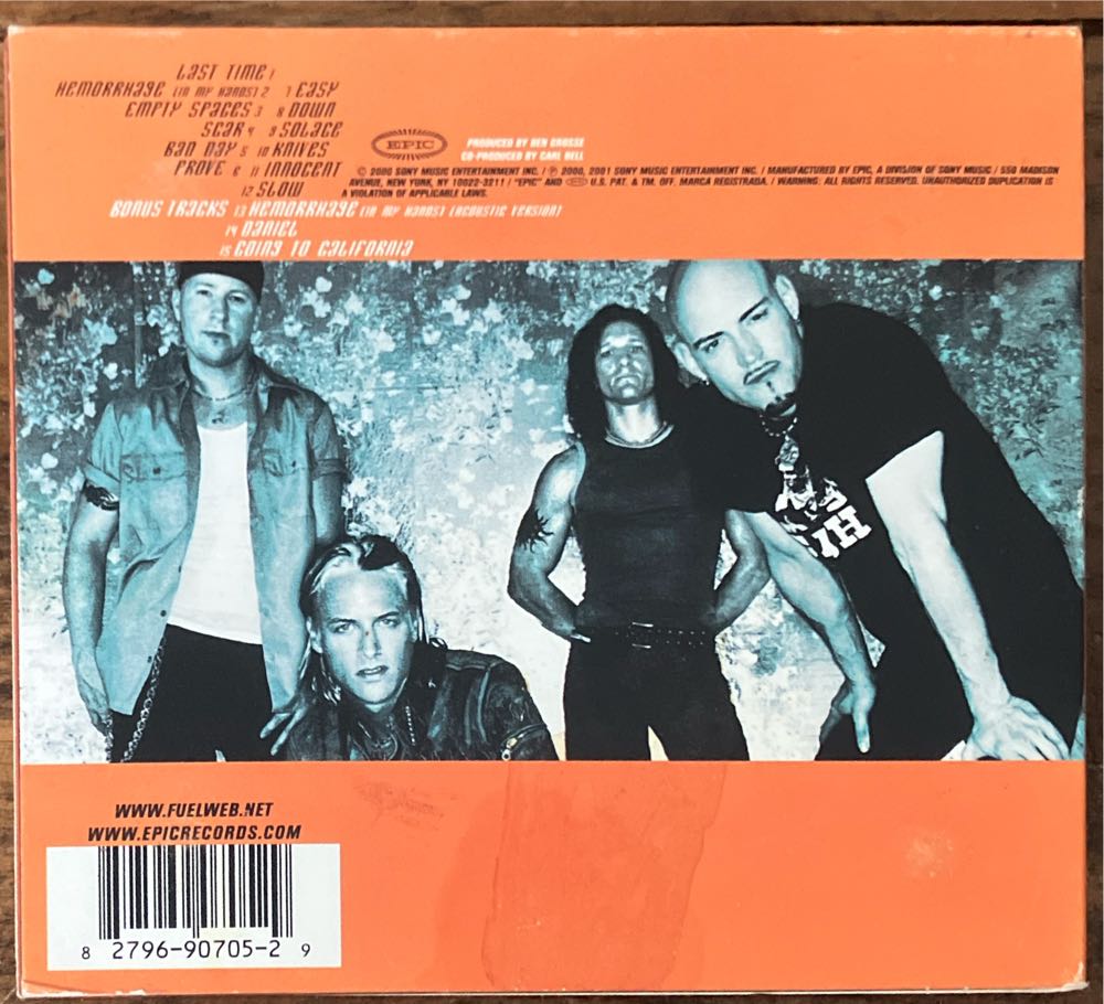 Something Like Human - FUEL (CD) music collectible [Barcode 827969070529] - Main Image 2