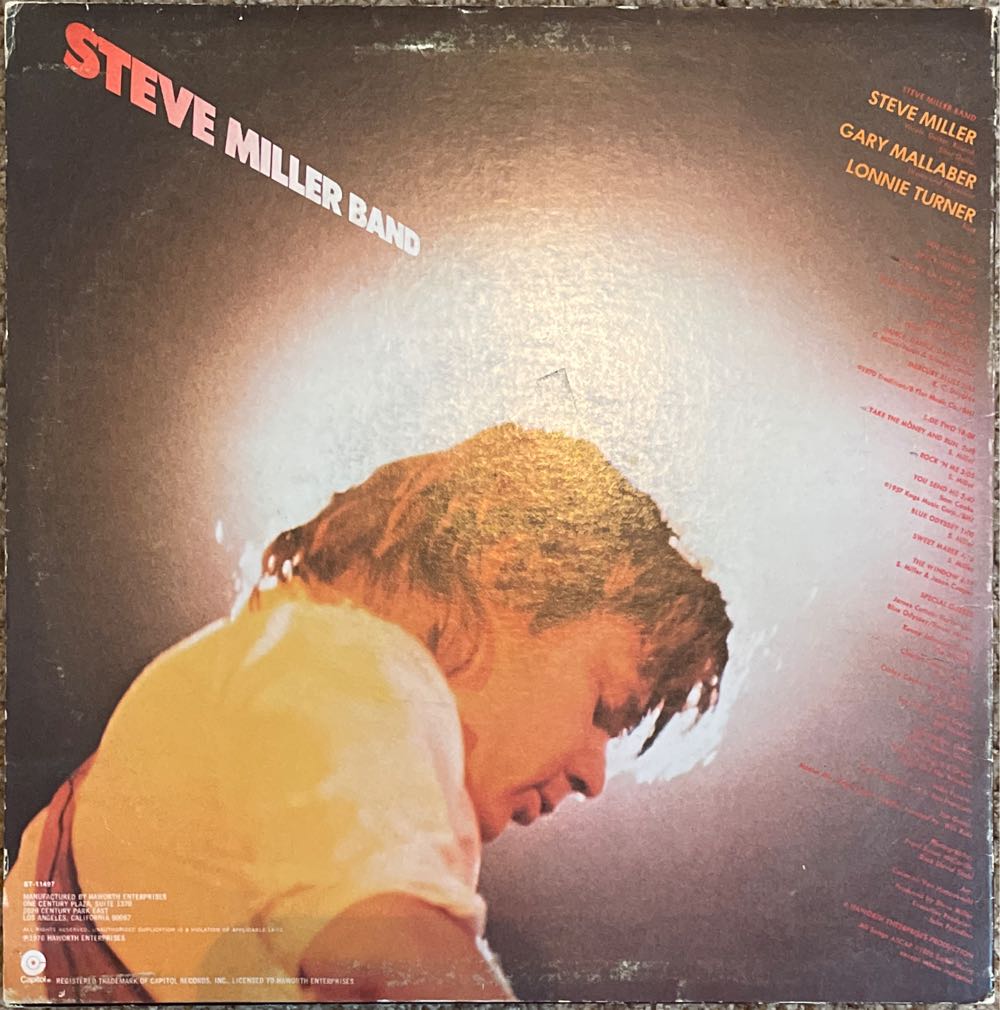 Fly Like An Eagle - Steve Miller Band (12” - 38) music collectible [Barcode 5034504304123] - Main Image 2