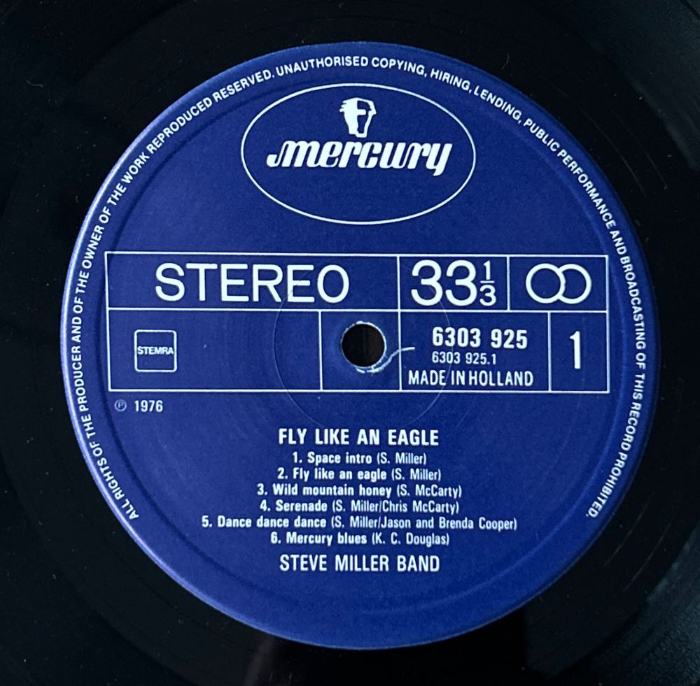 Fly Like An Eagle - Steve Miller Band (12” - 38) music collectible [Barcode 5034504304123] - Main Image 3