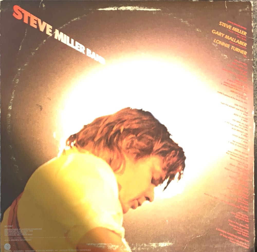 Fly Like An Eagle - Miller, Steve Band (12” - 38) music collectible - Main Image 2