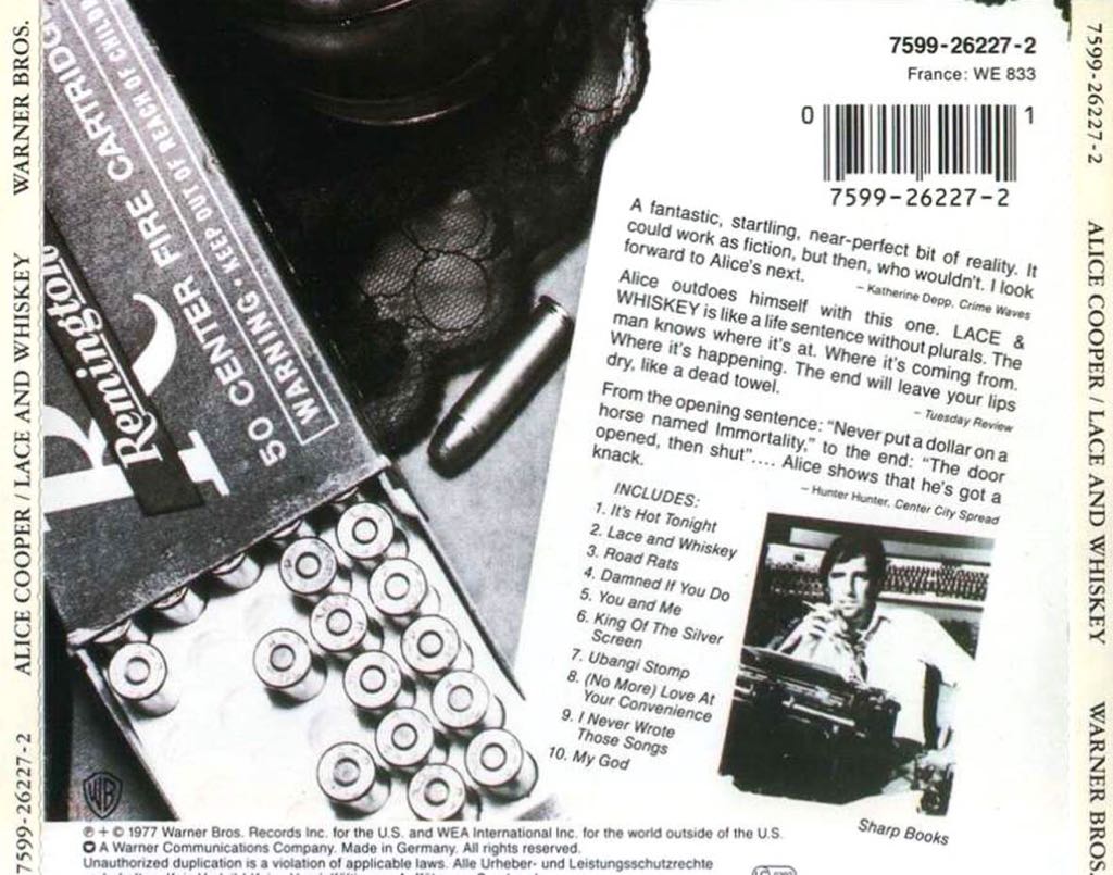 Lace And Whiskey - Alice Cooper (12” - 37) music collectible - Main Image 2