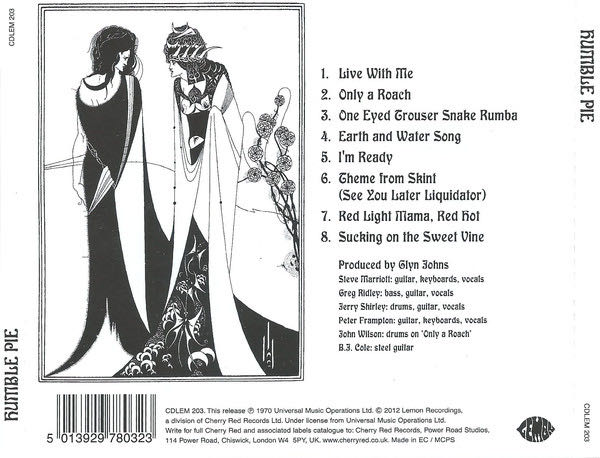 Humble Pie - Humble Pie (CD - 43) music collectible [Barcode 4009910108024] - Main Image 2