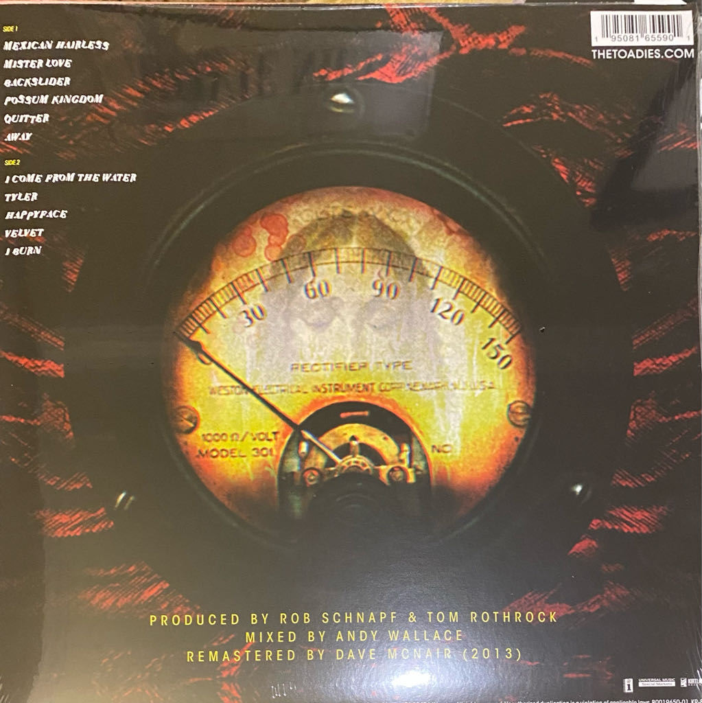 Rubberneck - Toadies (12”) music collectible [Barcode 186535000507] - Main Image 2