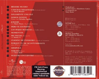 Amore - Andrea Bocelli (CD) music collectible [Barcode 602498756584] - Main Image 2