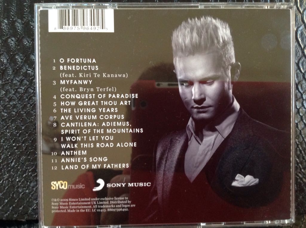 O Fortuna - Rhydian (CD) music collectible [Barcode 886975964925] - Main Image 2