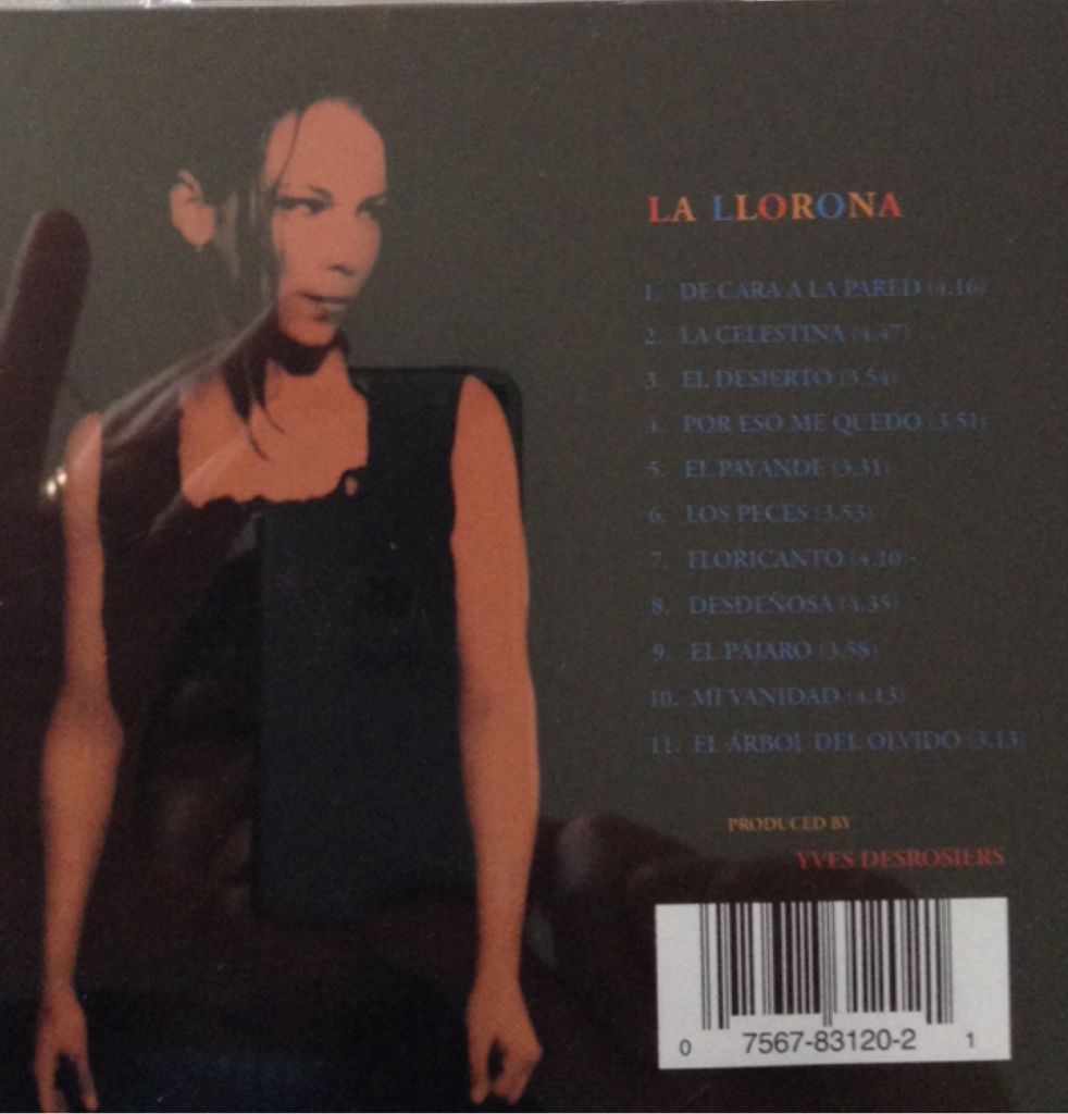 La Llorona - Lhasa (CD) music collectible [Barcode 0639842231923] - Main Image 2