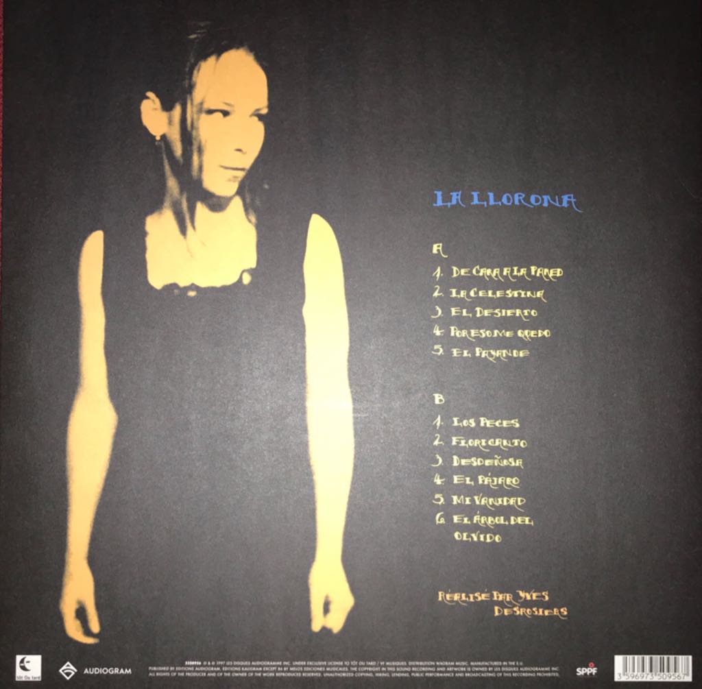 La Llorona - Lhasa (12”) music collectible [Barcode 3596973509567] - Main Image 2