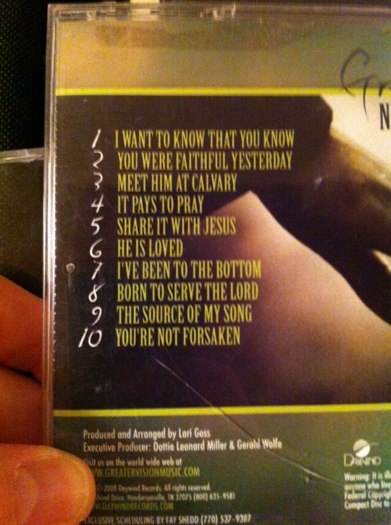 Not Alone - Greater Vision (CD) music collectible [Barcode 614187159927] - Main Image 2