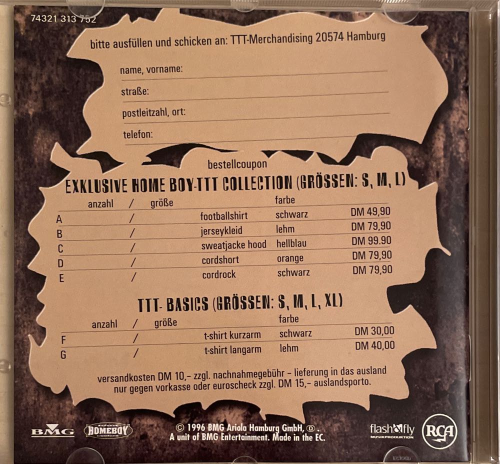 Tic Tac Toe - Tic Tac Toe (CD - 46) music collectible [Barcode 743213137520] - Main Image 4