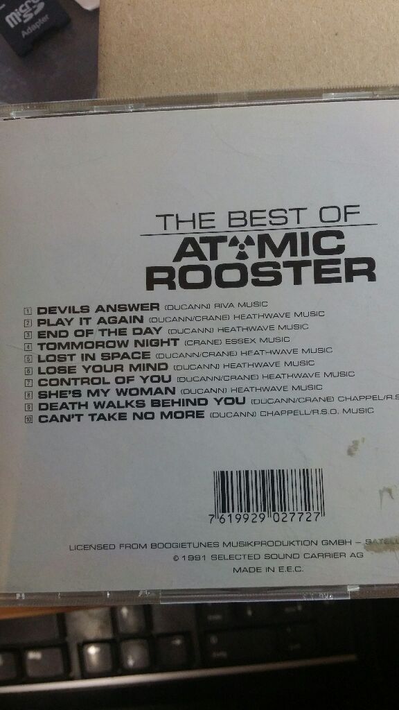 The Best Of Atomic Rooster - Atomic Rooster (CD) music collectible [Barcode 7619929027727] - Main Image 2