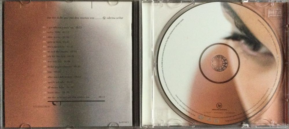 aus der sicht und mit den Worten von - Sabrina Setlur (CD) music collectible [Barcode 5099749196025] - Main Image 3