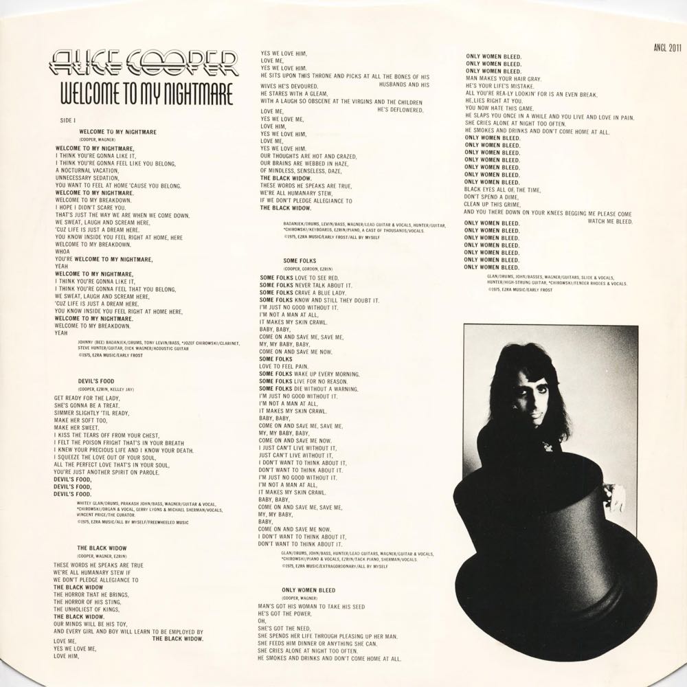 Welcome To My Nightmare - Alice Cooper (CD - 44) music collectible [Barcode 081227972639] - Main Image 3