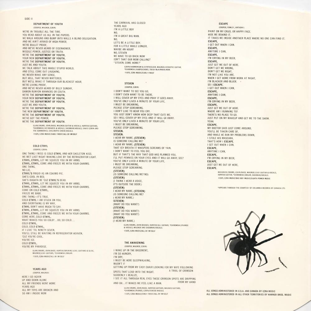 Welcome To My Nightmare - Alice Cooper (CD - 44) music collectible [Barcode 081227972639] - Main Image 4