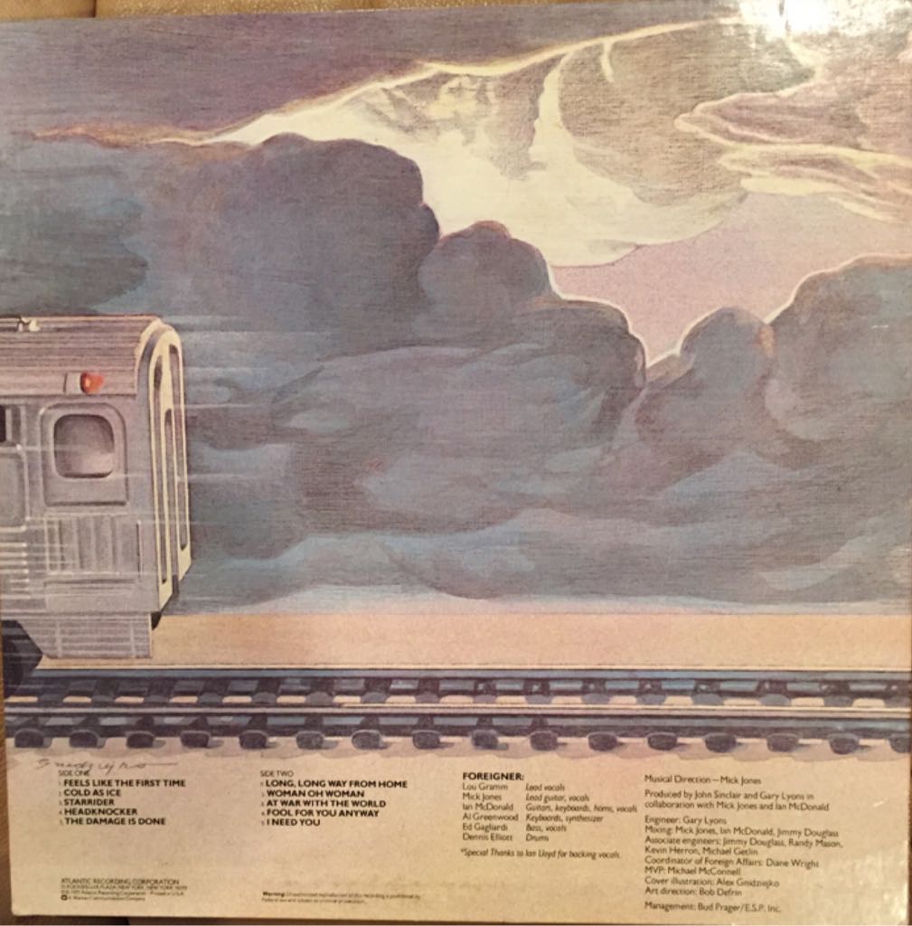 Foreigner - Foreigner (12”) music collectible - Main Image 2