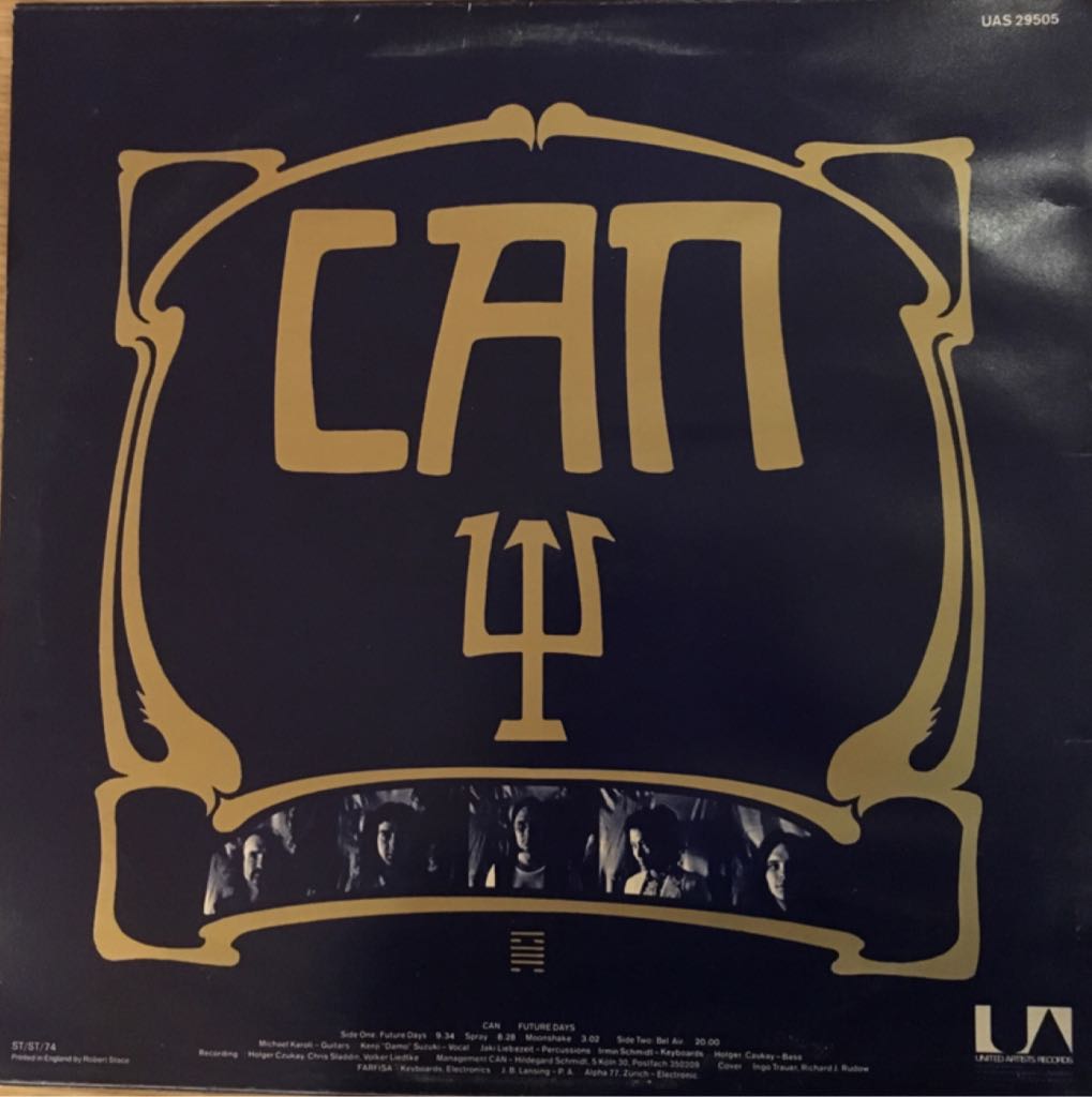 Future Days - Can (12”) music collectible [Barcode 5051083076982] - Main Image 2