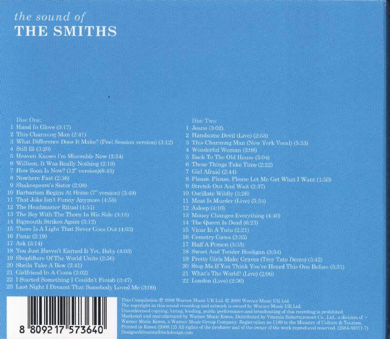 The Sound Of The Smiths - Smiths, The (CD) music collectible [Barcode 081227988890] - Main Image 2
